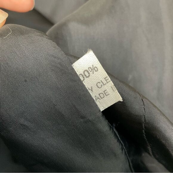 VTG Alan Austin Women's Black 100% Wool Classic Blazer Jacket Italy S - Picture 13 of 15